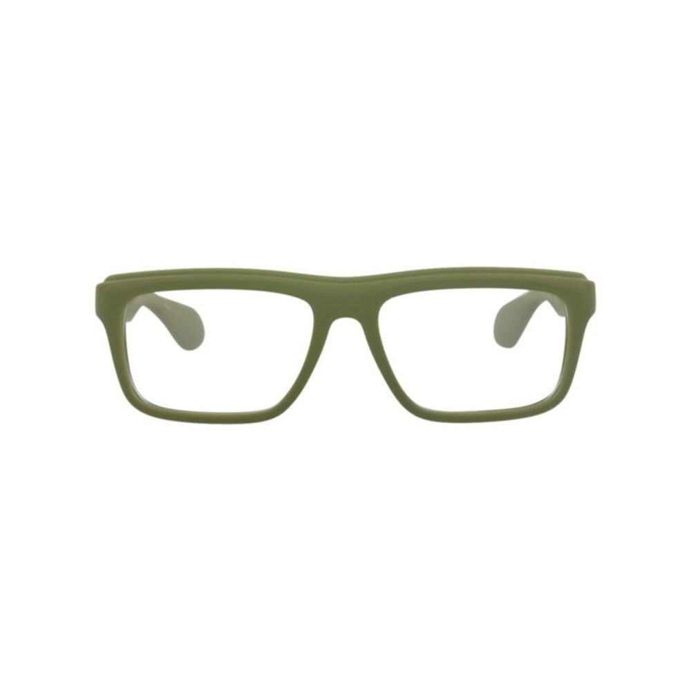 Gucci Square-Frame Injection Optical Frames Green Mens